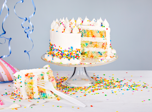 Sprinkle Me Happy Cake