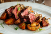 Steak Au Poivre, Wild Mushrooms, Mashed Potatoes, Broccoli - NEW