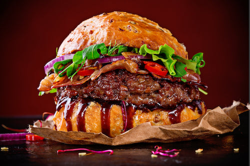 Texas BBQ Burger, Caramelized Onions