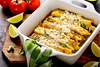 Traditional Chicken Enchiladas with Red Sauce - New
