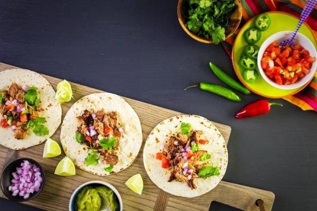 Trio of Pulled Brisket Tacos