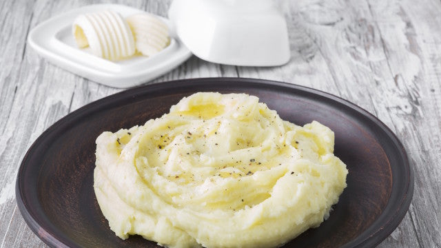 Mashed Cauliflower and Potatoes