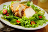 Turkey Cutlet Club Salad with Homemade Ranch Dressing - Low Carb