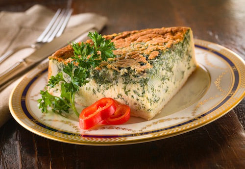 Turkey and Spinach Quiche