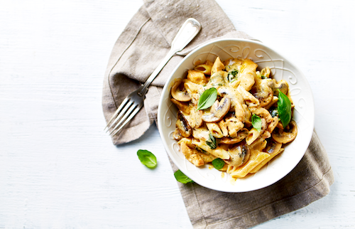 Wild Mushroom Chicken Penne