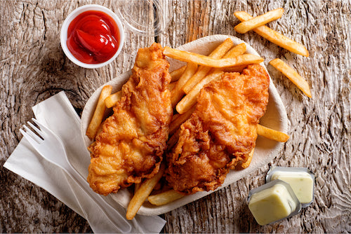 Beer Battered Cod and Fries