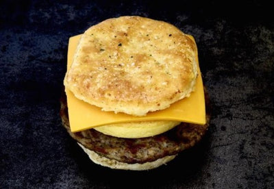 Egg, Sausage, and Cheese Biscuit