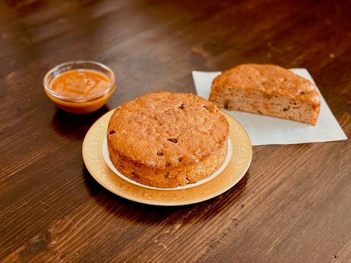 Carrot Raisin Bread with Apple Butter