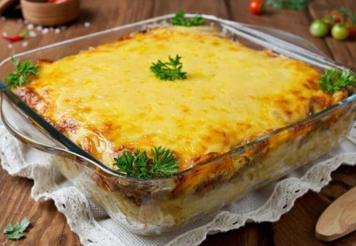 Breakfast Casserole, Ham, Bacon, Cheese - Lower Carb