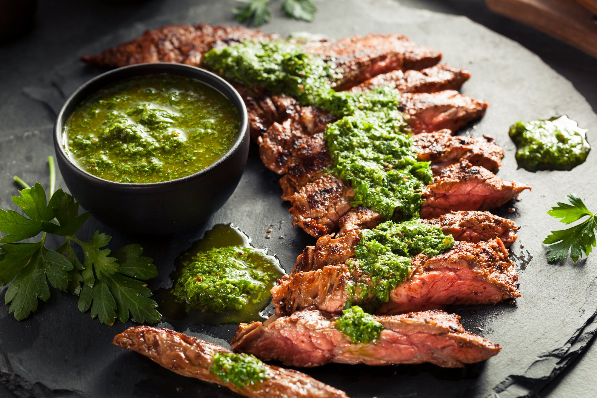 Pesto Steak - Low Carb
