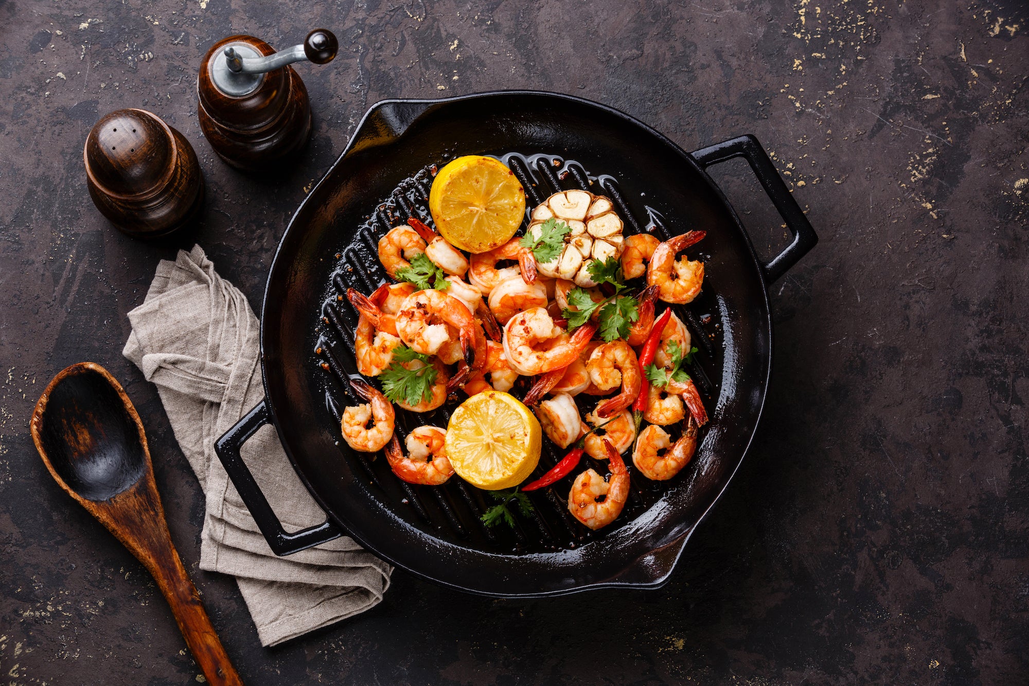 Lemon Chili Garlic Shrimp