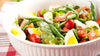 Smoked Salmon Niçoise Salad with Organic Greens, Blue Cheese and Champagne Vinaigrette