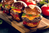 Steakhouse Beef Cheeseburger Sliders - Set of 4