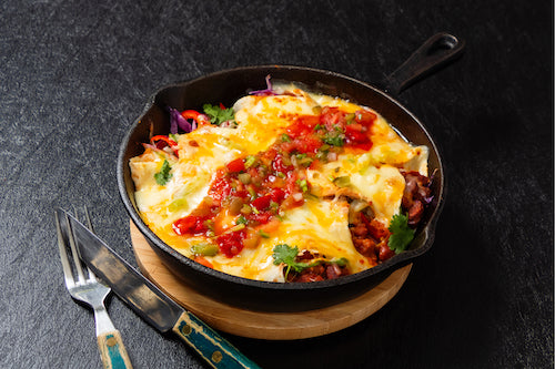 Fajitas Steak Enchiladas