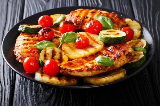 Hawaiian Chicken and Coconut Rice