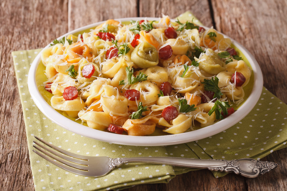 Greek Tortellini Pasta Salad