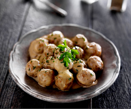 Lower Carb - Swedish Meatballs with Vegetables