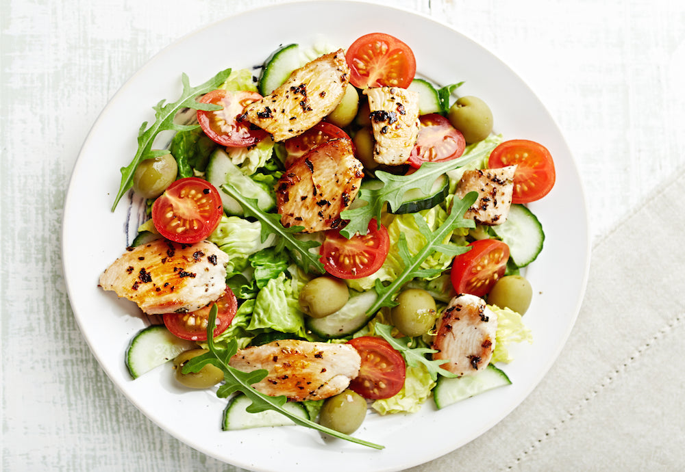 Tuscan Chicken Salad with Homemade Ranch Dressing Tuscan Chicken Salad with Homemade Ranch Dressing