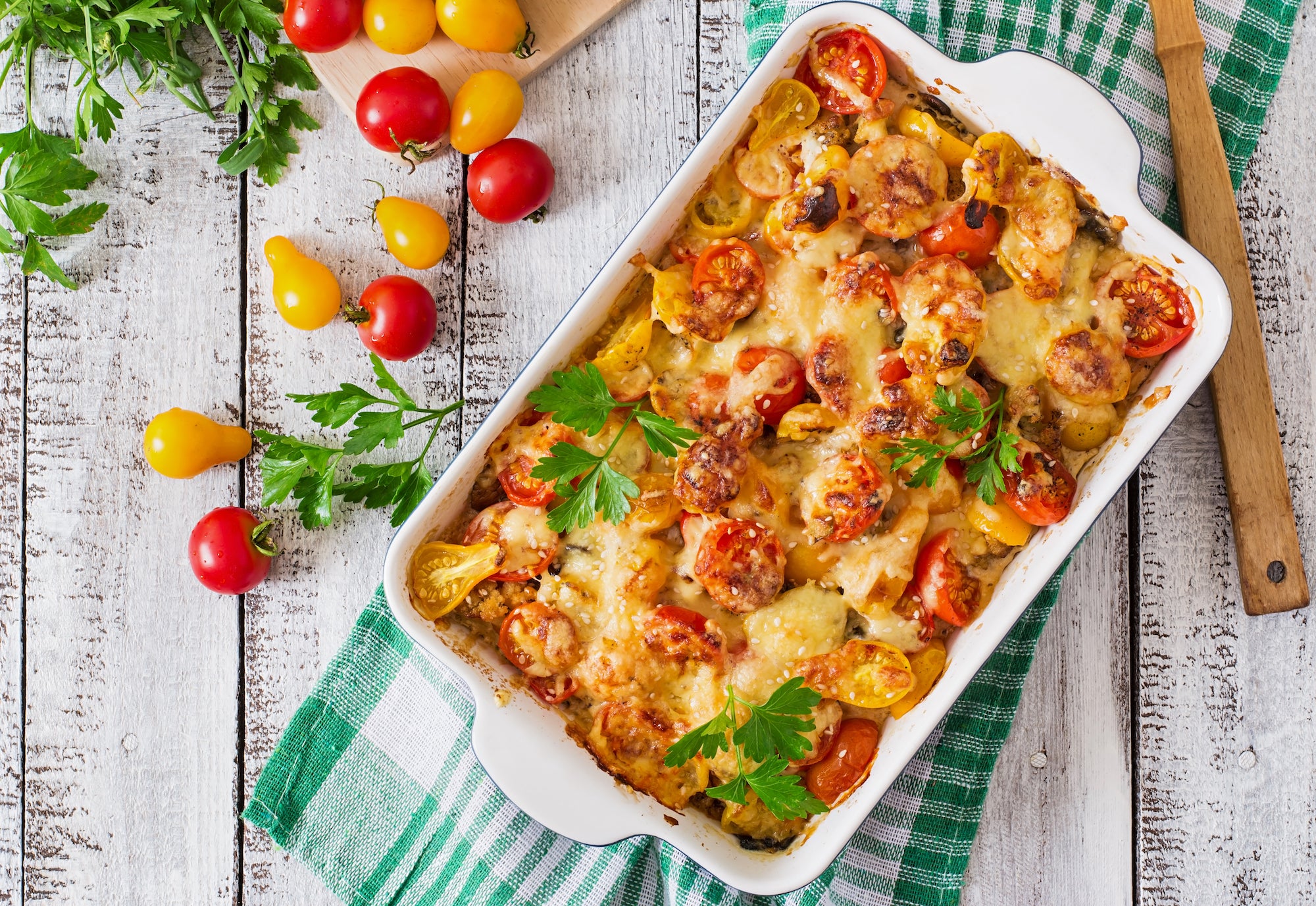 Vegetarian Bake Dinner - Low Carb